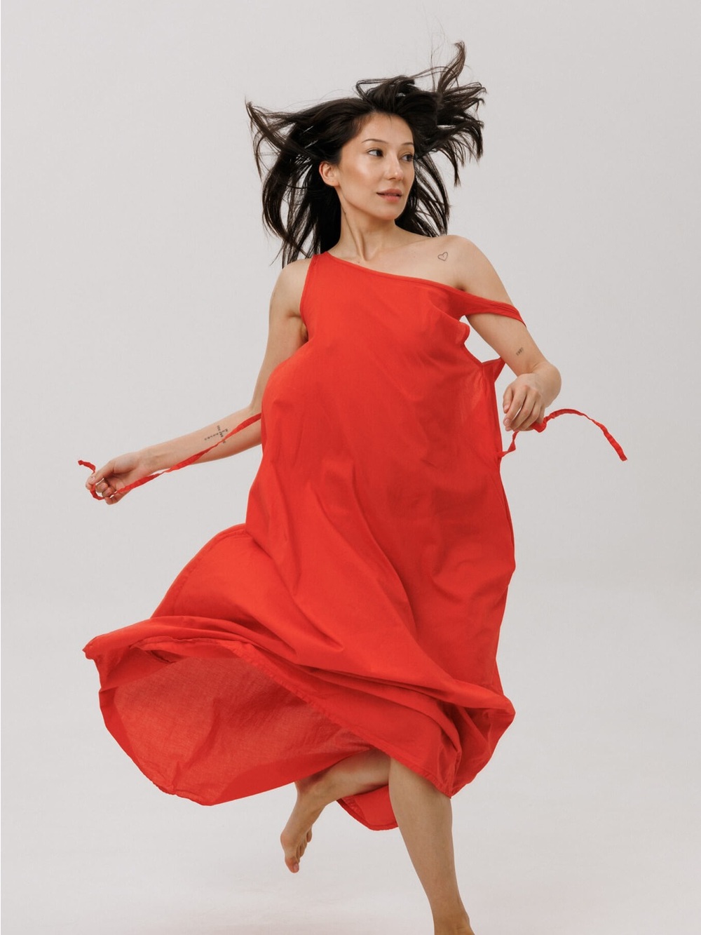 CottonSlut Red Open Back Dress size Small